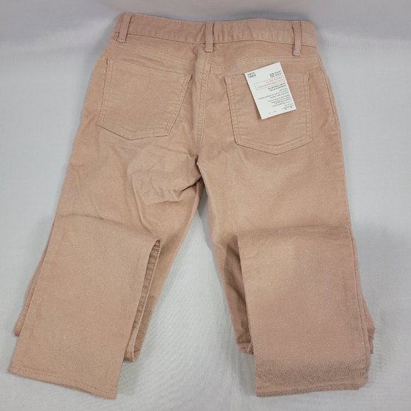 GAP Kids 1969 Super Skinny Regular Pants Sparkles Girls size 12 NEW - Picture 2 of 4